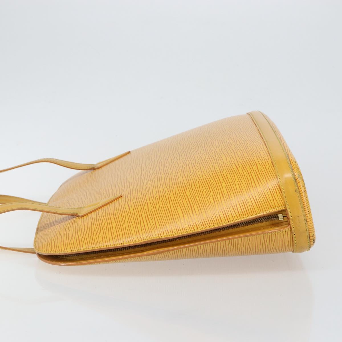 LOUIS VUITTON Epi Lussac Shoulder Bag Yellow M52289 LV Auth BA6181