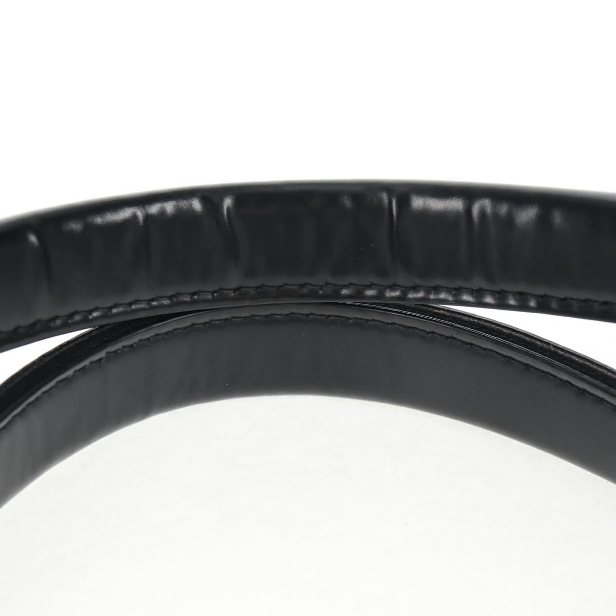 BALENCIAGA Navy Cabas S Bag Canvas Leather White Black 339933 Auth BA6186M