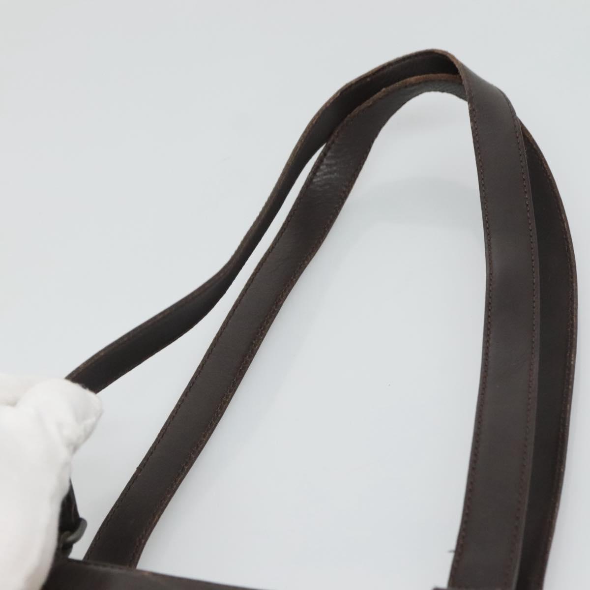 BURBERRY Nova Check Tote Bag PVC Beige Brown Auth BA619