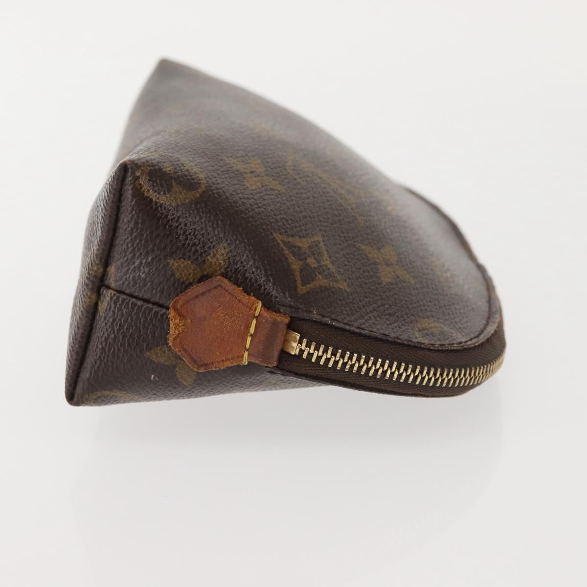 LOUIS VUITTON Monogram Pochette Cosmetic PM Pouch M43998 LV Auth BA6195