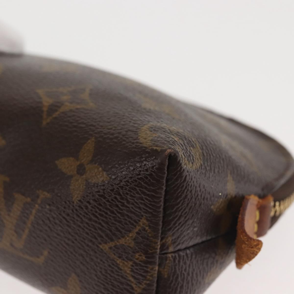 LOUIS VUITTON Monogram Pochette Cosmetic PM Pouch M43998 LV Auth BA6195
