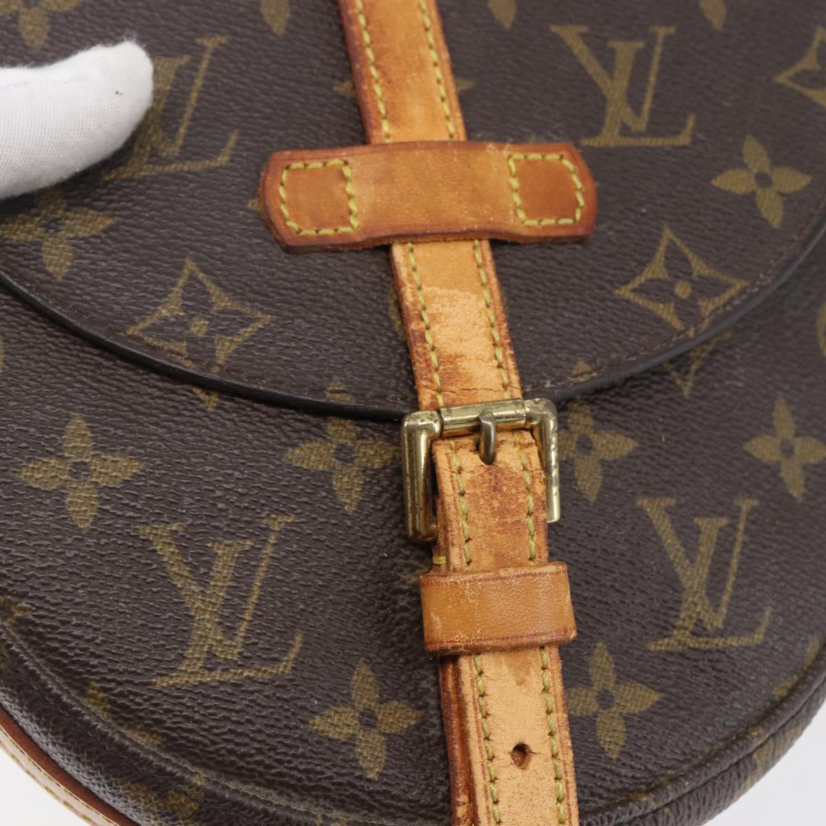 LOUIS VUITTON Monogram Chantilly PM Shoulder Bag M51234 LV Auth BA6197