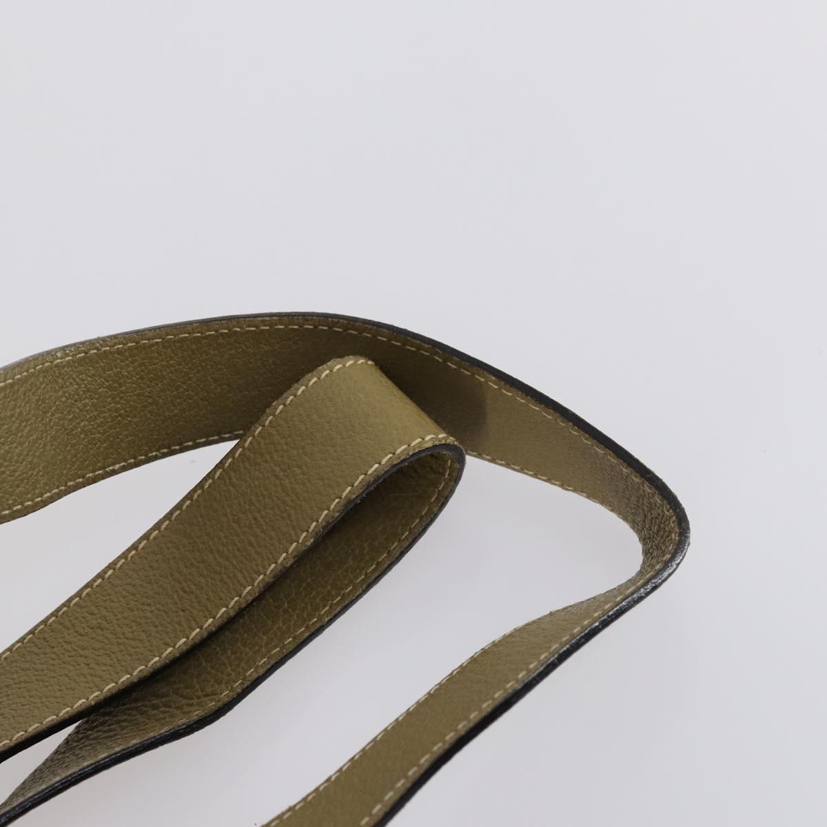 GUCCI Bamboo Backpack Suede Khaki Gold 003 58 0016 Auth BA6204