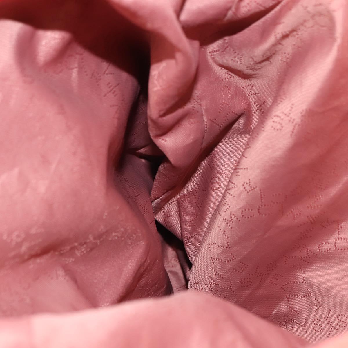 Stella MacCartney Falabella Chain Shoulder Bag Suede Orange 234387 Auth BA6211