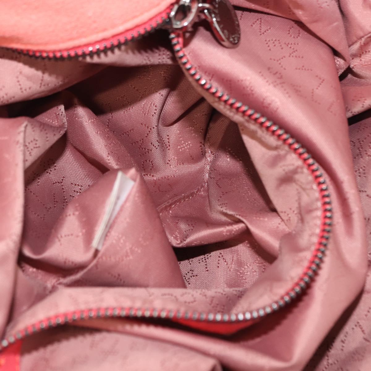 Stella MacCartney Falabella Chain Shoulder Bag Suede Orange 234387 Auth BA6211