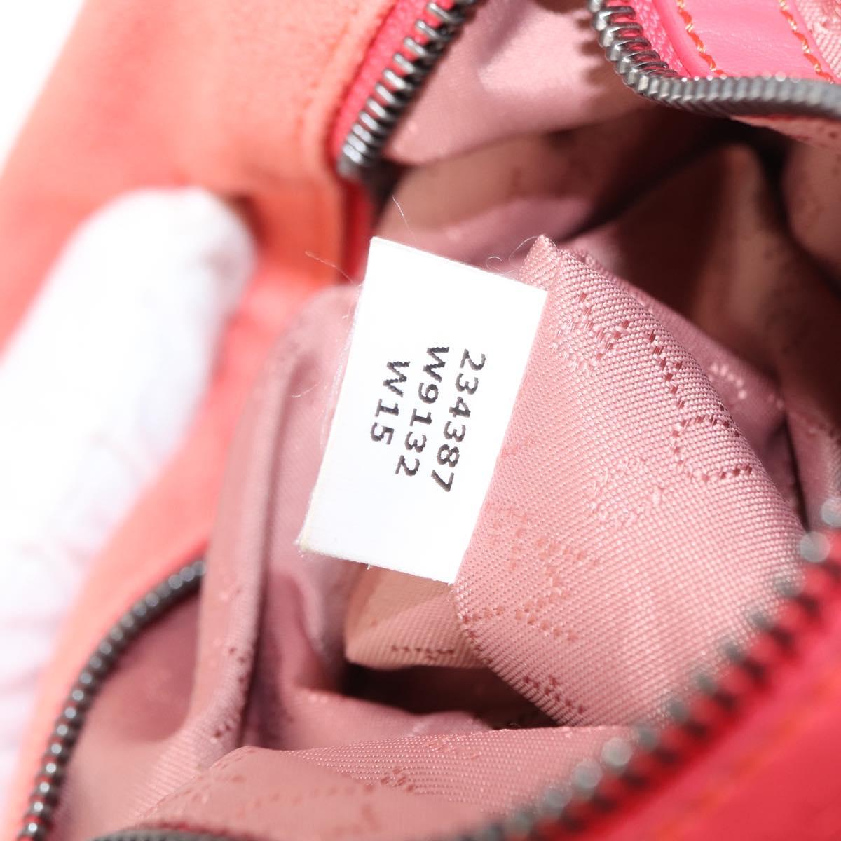 Stella MacCartney Falabella Chain Shoulder Bag Suede Orange 234387 Auth BA6211