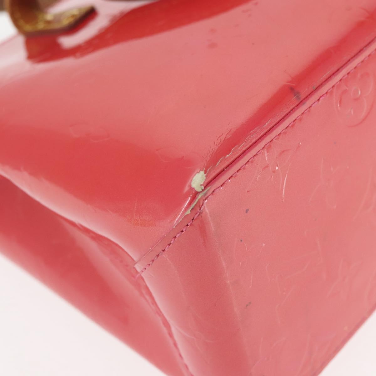 LOUIS VUITTON Monogram Vernis Reade PM Hand Bag Fran Boise M9132F LV Auth BA6214