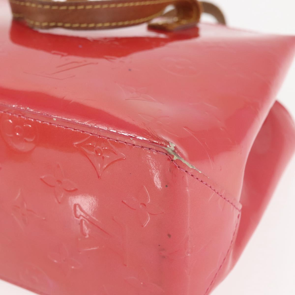 LOUIS VUITTON Monogram Vernis Reade PM Hand Bag Fran Boise M9132F LV Auth BA6214