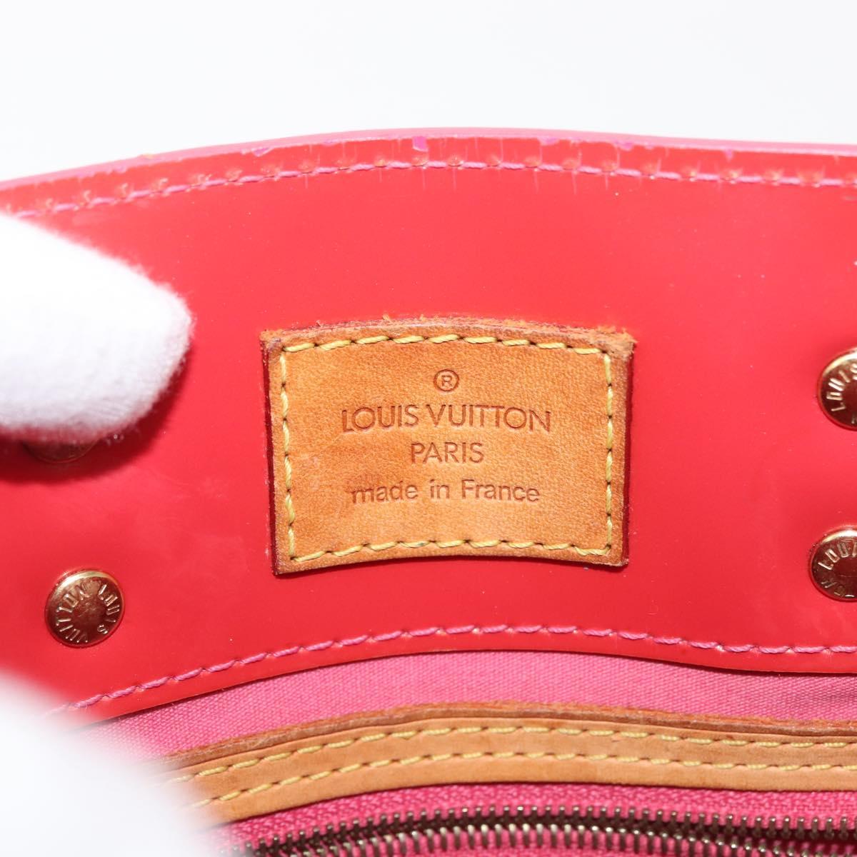 LOUIS VUITTON Monogram Vernis Reade PM Hand Bag Fran Boise M9132F LV Auth BA6214