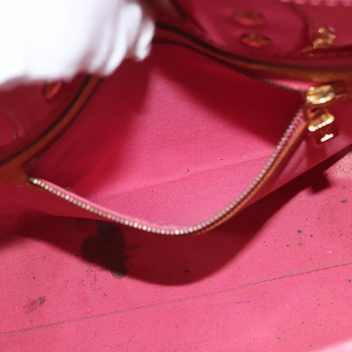 LOUIS VUITTON Monogram Vernis Reade PM Hand Bag Fran Boise M9132F LV Auth BA6214