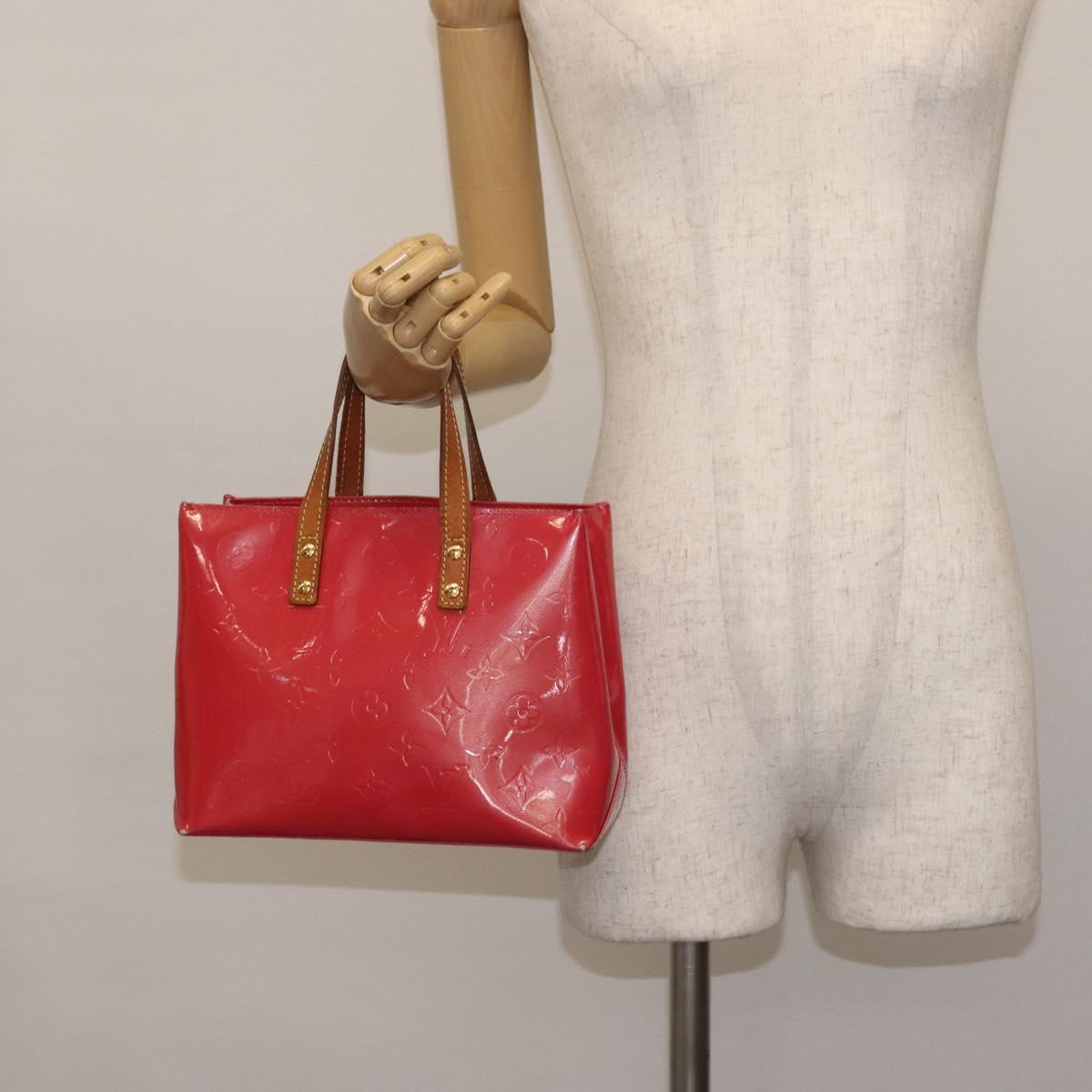 LOUIS VUITTON Monogram Vernis Reade PM Hand Bag Fran Boise M9132F LV Auth BA6214