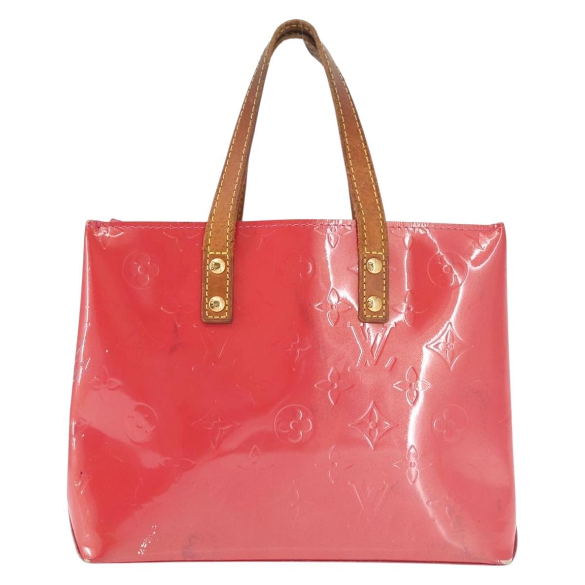 LOUIS VUITTON Monogram Vernis Reade PM Hand Bag Fran Boise M9132F LV Auth BA6214