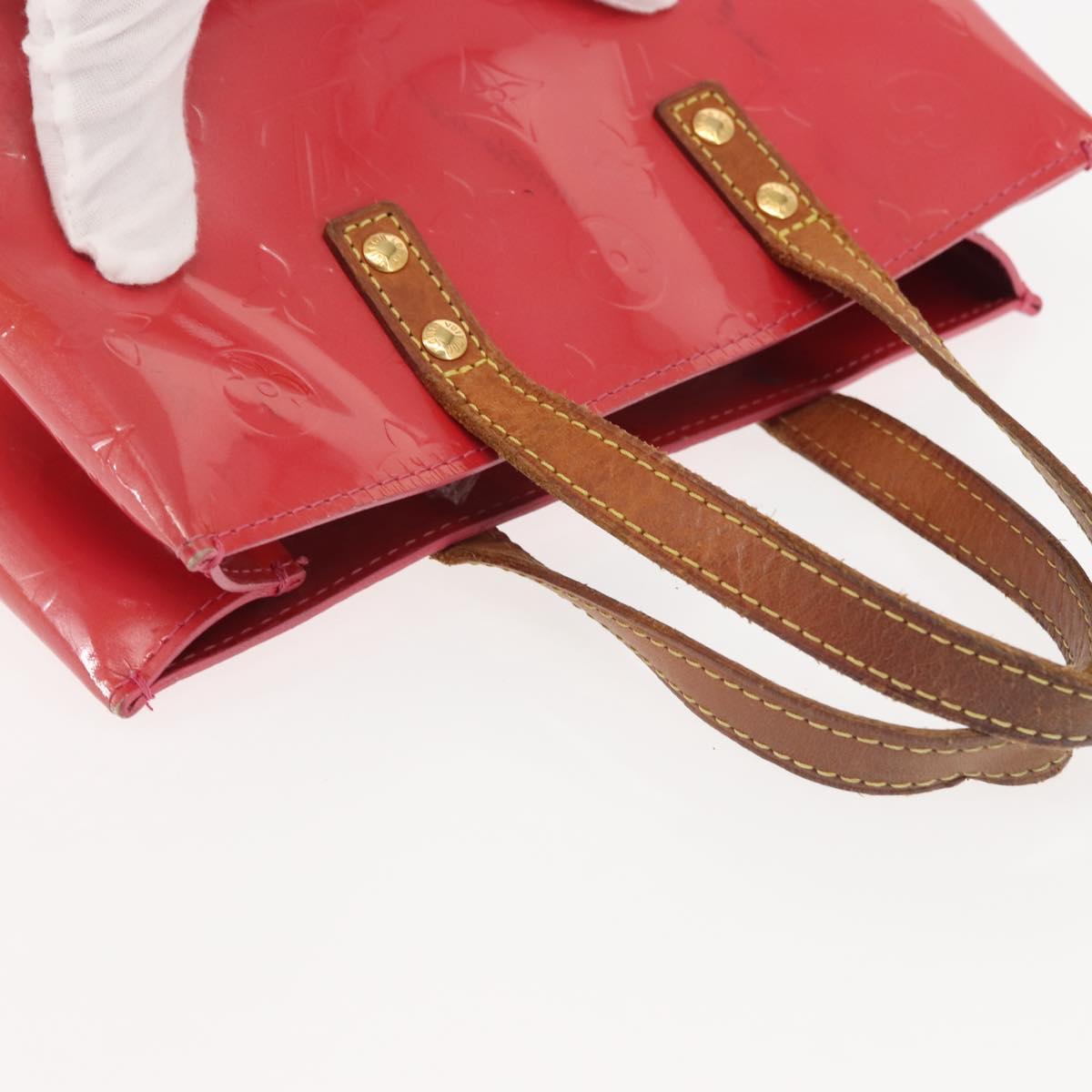 LOUIS VUITTON Monogram Vernis Reade PM Hand Bag Fran Boise M9132F LV Auth BA6214