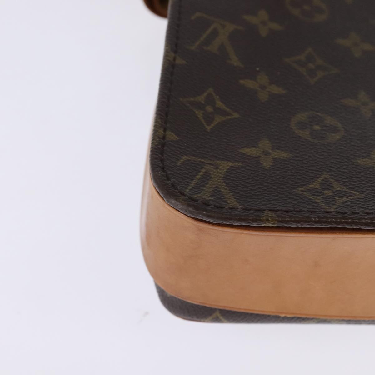 LOUIS VUITTON Monogram Cartouchiere GM Shoulder Bag M51252 LV Auth BA6215