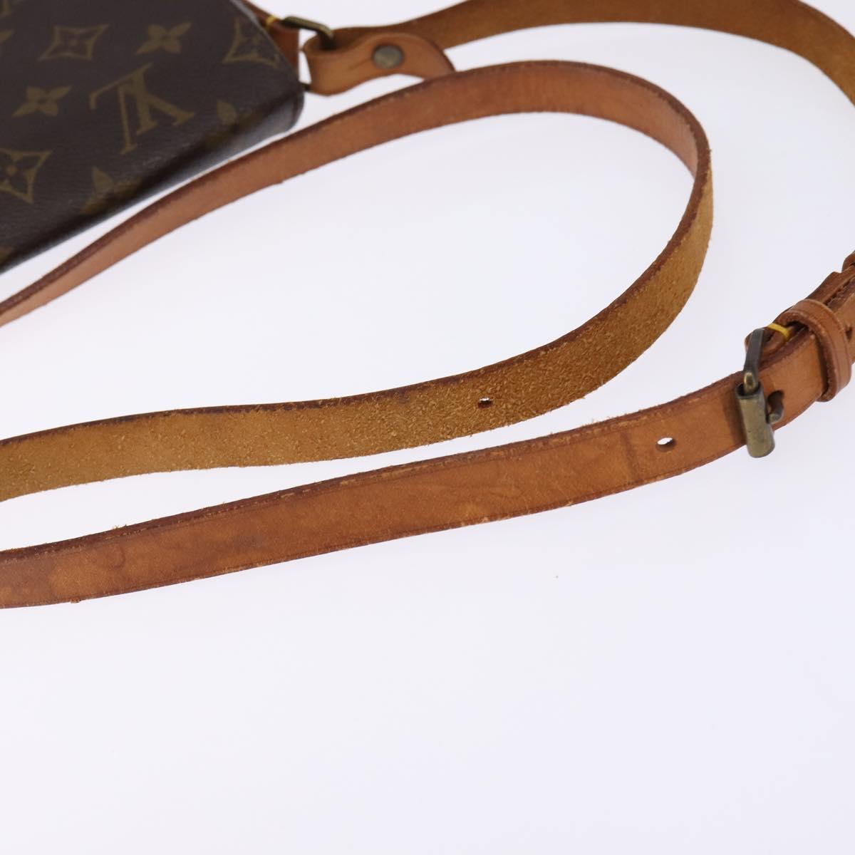 LOUIS VUITTON Monogram Cartouchiere PM Shoulder Bag M51254 LV Auth BA6217
