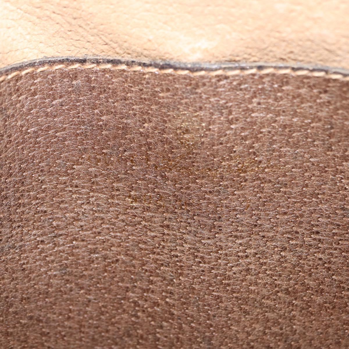 GUCCI GG Supreme Web Sherry Line Bag PVC Beige Gold Red 904 02 047 Auth BA6221