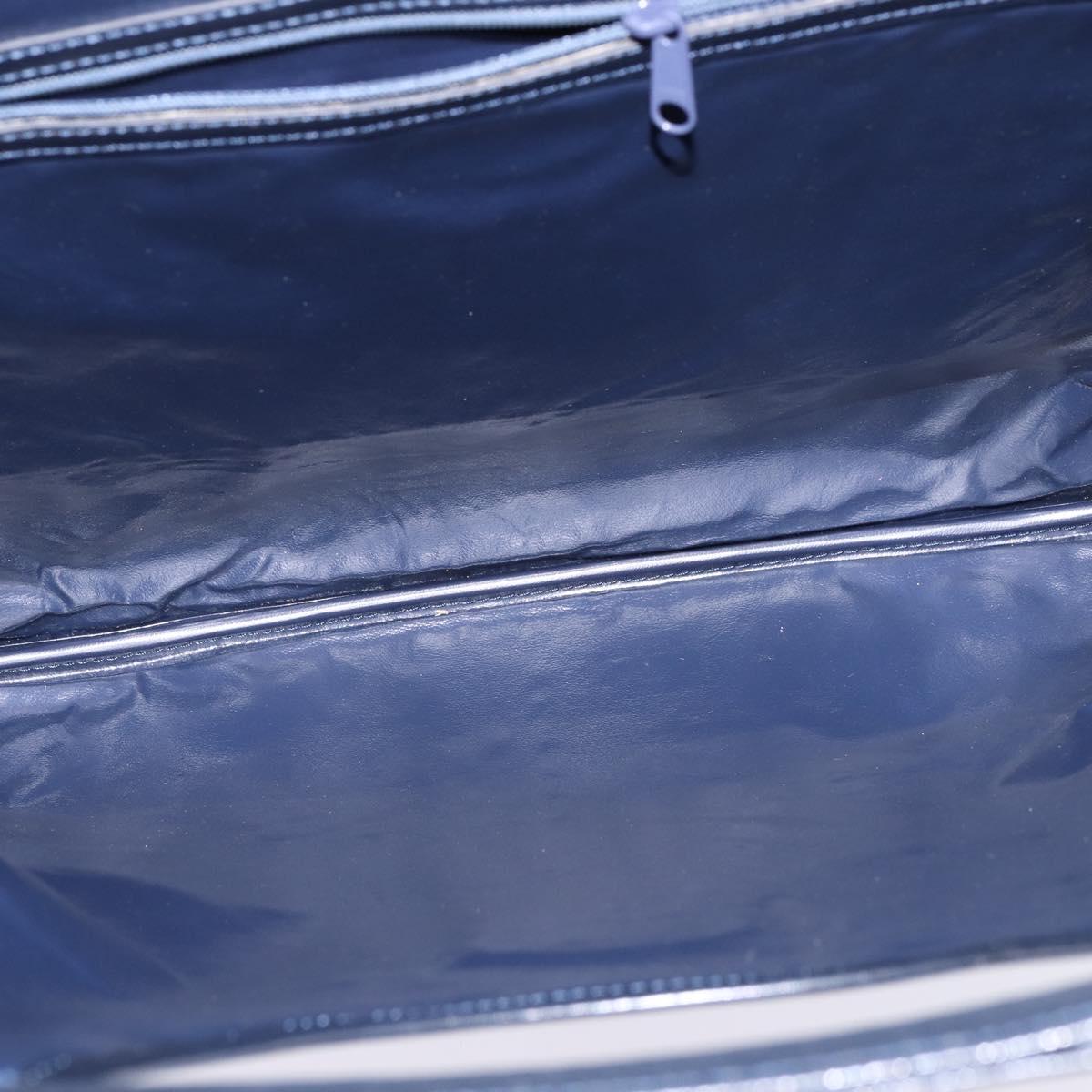 CELINE C Sulky Hand Bag Canvas Navy Auth BA6229