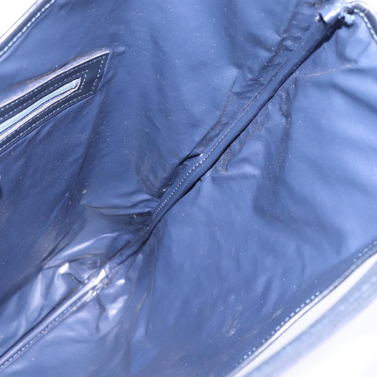 CELINE C Sulky Hand Bag Canvas Navy Auth BA6229