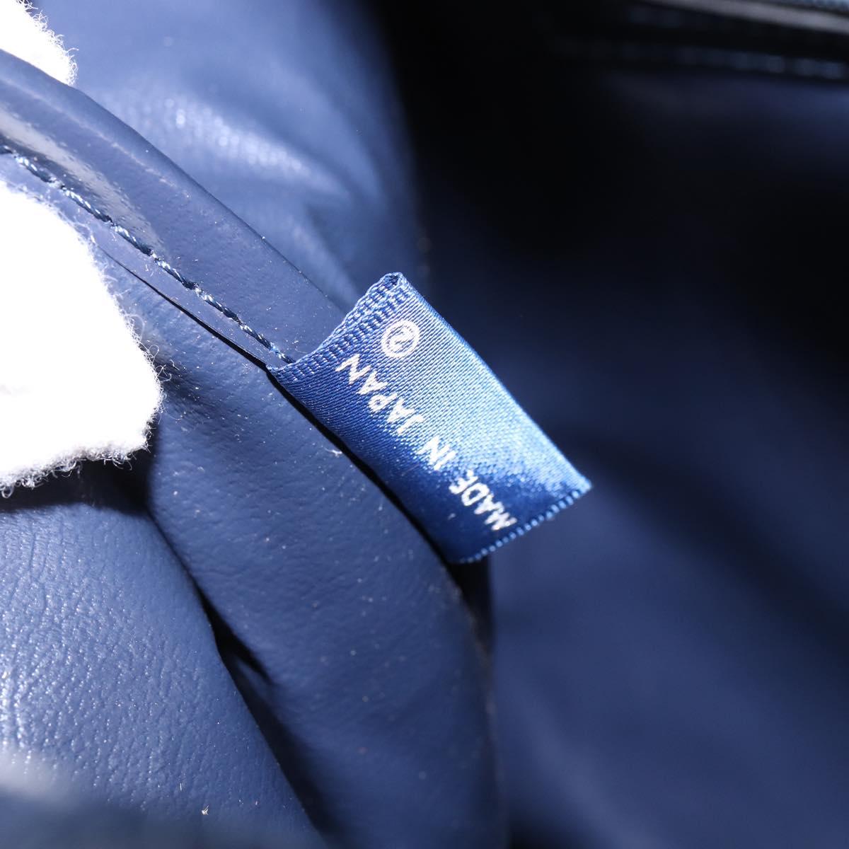 CELINE C Sulky Hand Bag Canvas Navy Auth BA6229