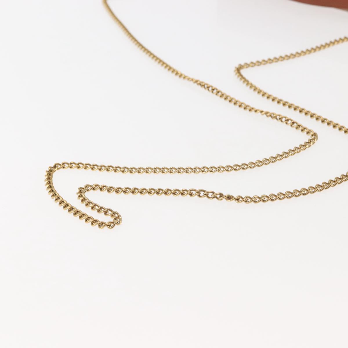 MCM Logogram Vicetos Chain Shoulder Bag PVC Leather Brown Gold Auth BA6231