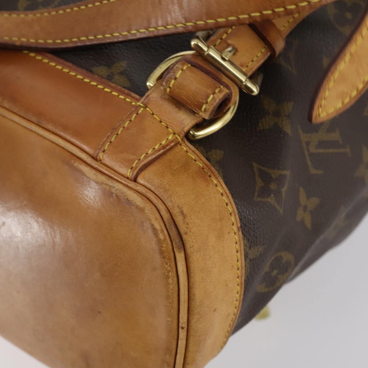 LOUIS VUITTON Monogram Montsouris MM Backpack M51136 LV Auth BA6252