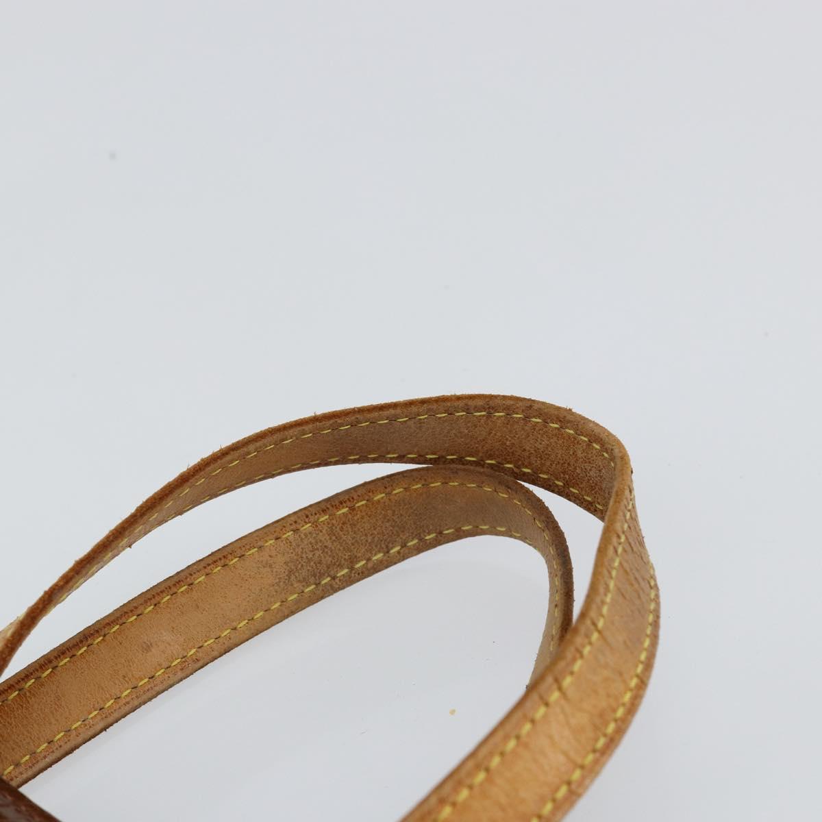 LOUIS VUITTON Monogram Vernis Reade PM Hand Bag Bronze M91146 LV Auth BA6257