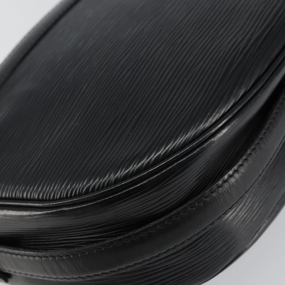 LOUIS VUITTON Epi Jeune Fille MM Shoulder Bag Black M52152 LV Auth BA6258