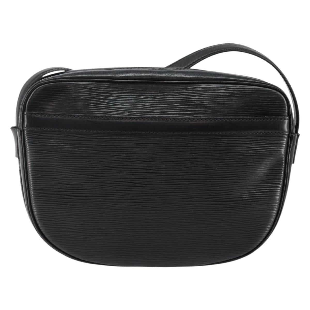 LOUIS VUITTON Epi Jeune Fille MM Shoulder Bag Black M52152 LV Auth BA6258