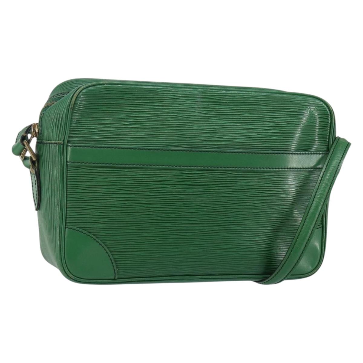 LOUIS VUITTON Epi Trocadero 27 Shoulder Bag Green M52314 LV Auth BA6259