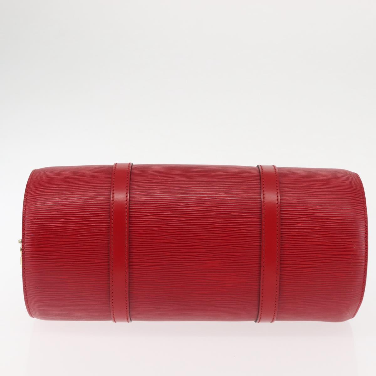 LOUIS VUITTON Epi Soufflot Hand Bag Red M52227 LV Auth BA6278
