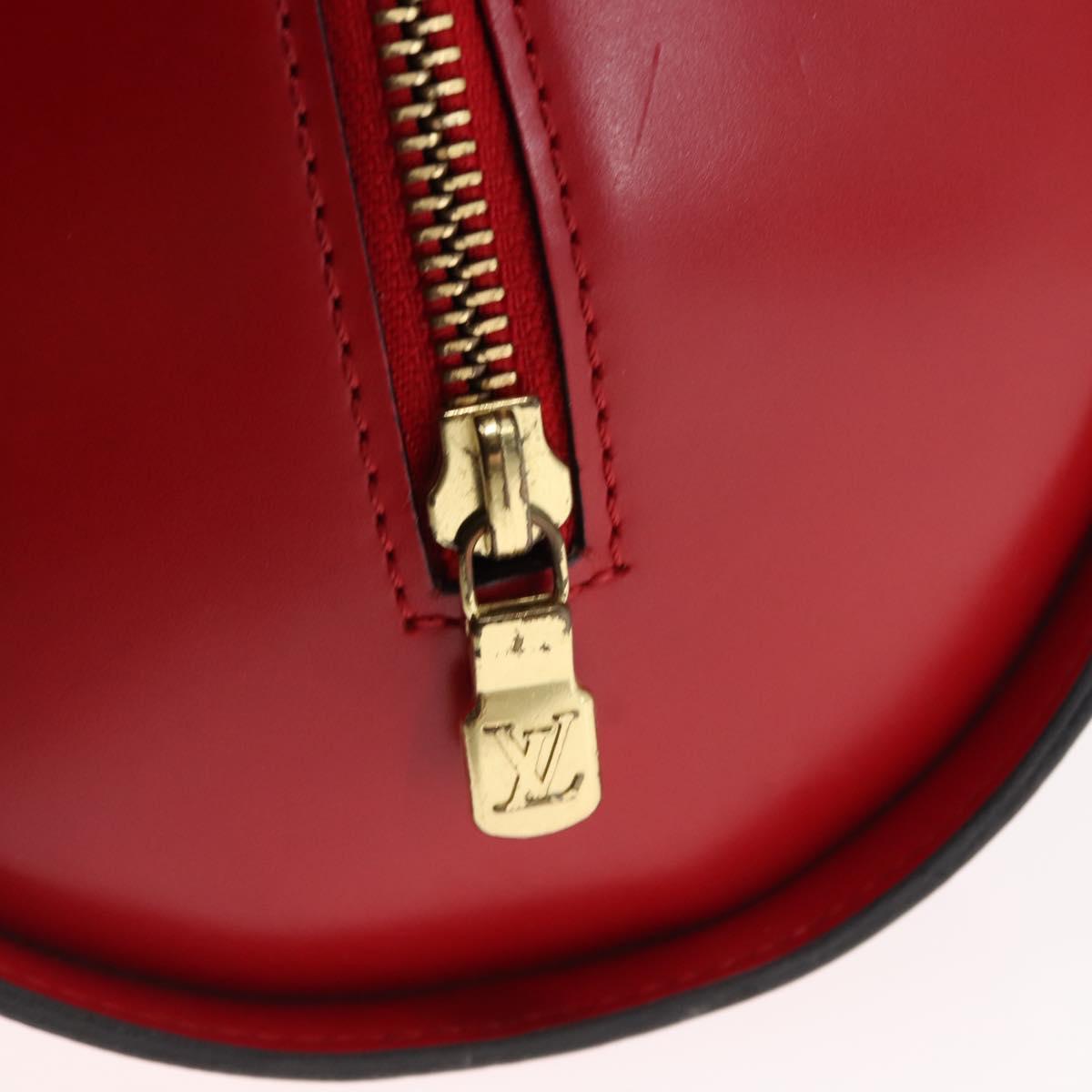 LOUIS VUITTON Epi Soufflot Hand Bag Red M52227 LV Auth BA6278