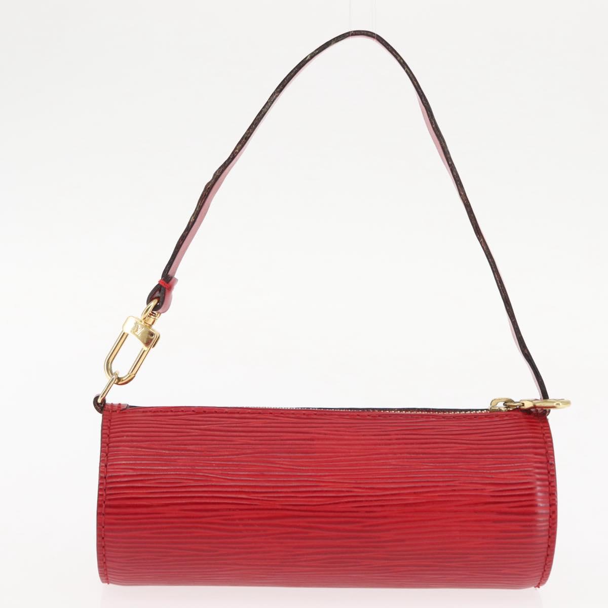 LOUIS VUITTON Epi Soufflot Hand Bag Red M52227 LV Auth BA6278