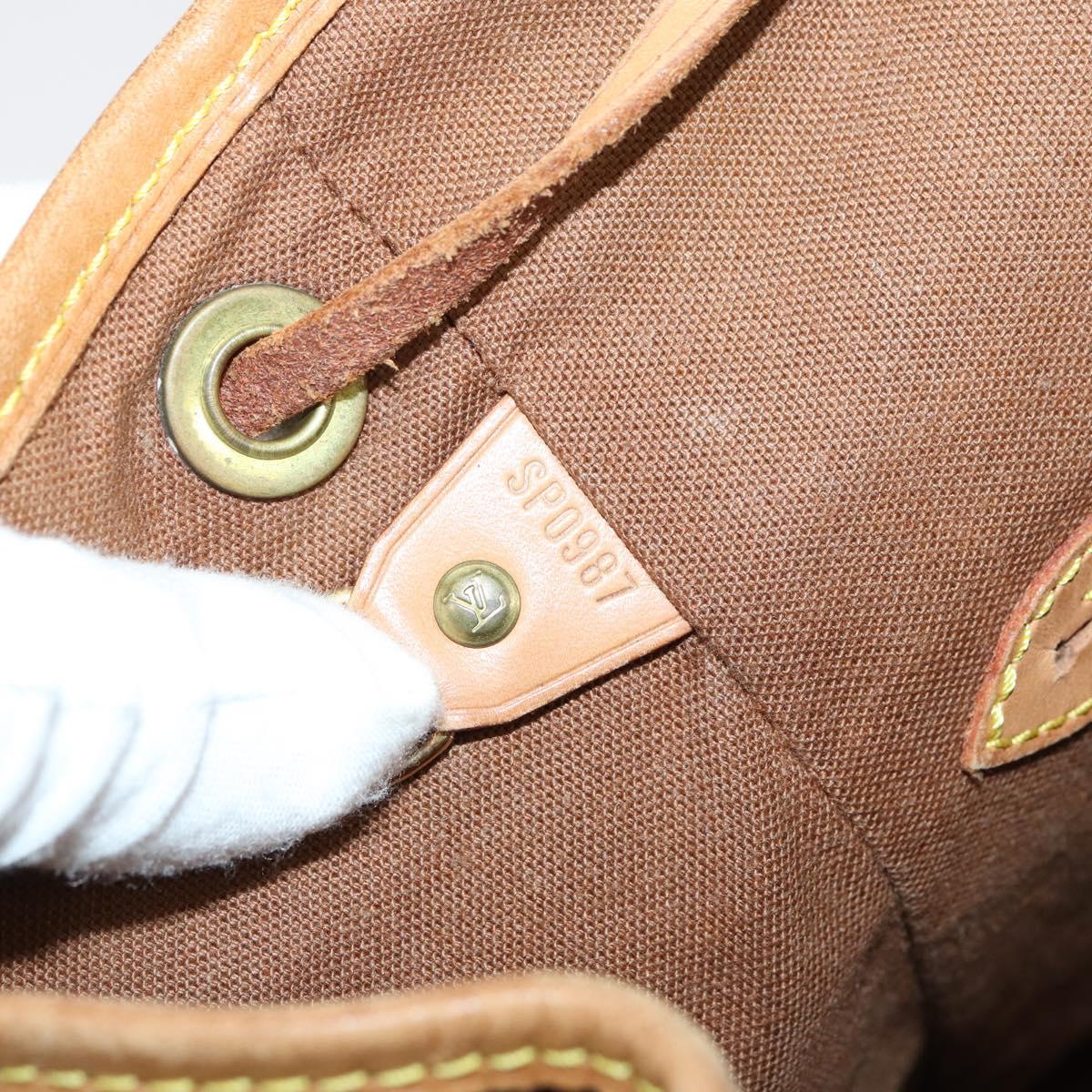 LOUIS VUITTON Monogram Montsouris MM Backpack M51136 LV Auth BA6279