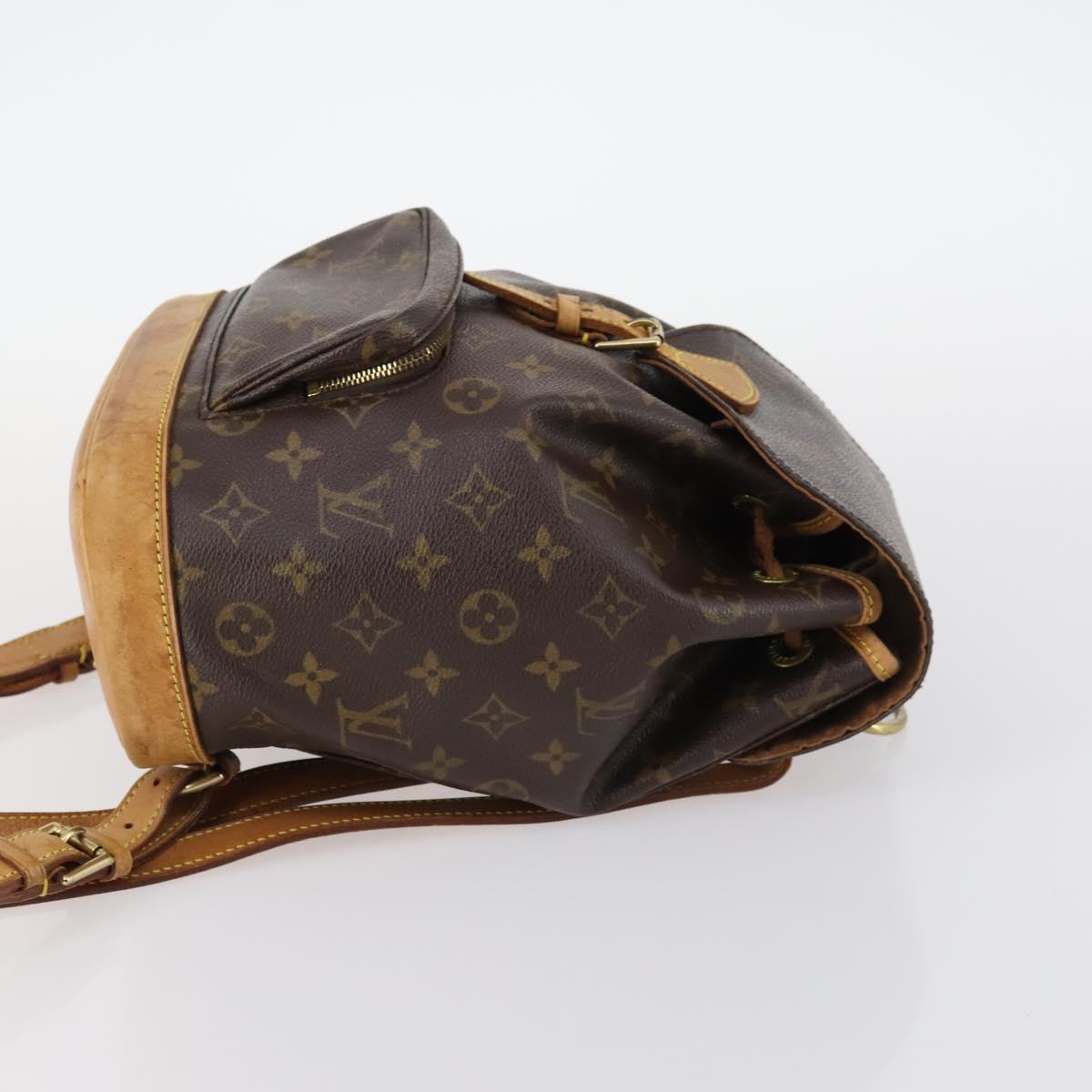 LOUIS VUITTON Monogram Montsouris MM Backpack M51136 LV Auth BA6279