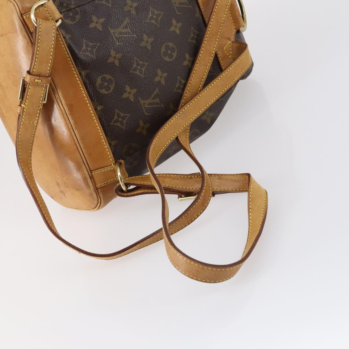 LOUIS VUITTON Monogram Montsouris MM Backpack M51136 LV Auth BA6279
