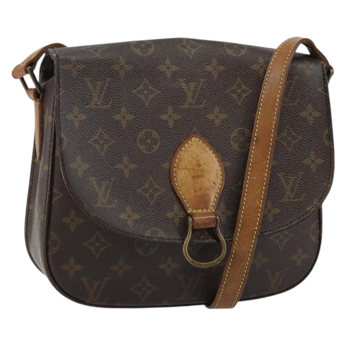 LOUIS VUITTON Monogram Saint Cloud GM Shoulder Bag M51242 LV Auth BA6306
