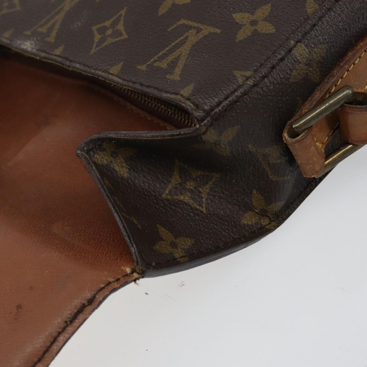 LOUIS VUITTON Monogram Saint Cloud GM Shoulder Bag M51242 LV Auth BA6306