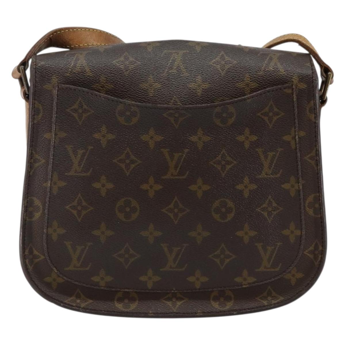 LOUIS VUITTON Monogram Saint Cloud GM Shoulder Bag M51242 LV Auth BA6306