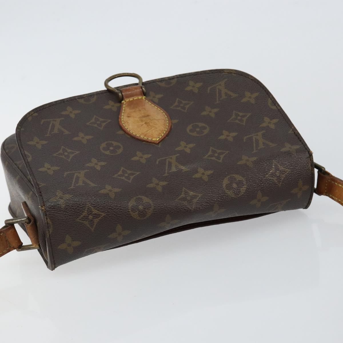 LOUIS VUITTON Monogram Saint Cloud GM Shoulder Bag M51242 LV Auth BA6306