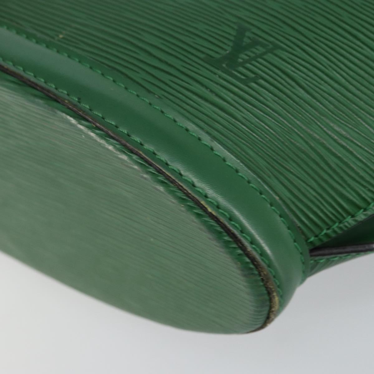 LOUIS VUITTON Epi Saint Jacques Hand Bag Green M52274 LV Auth BA6312