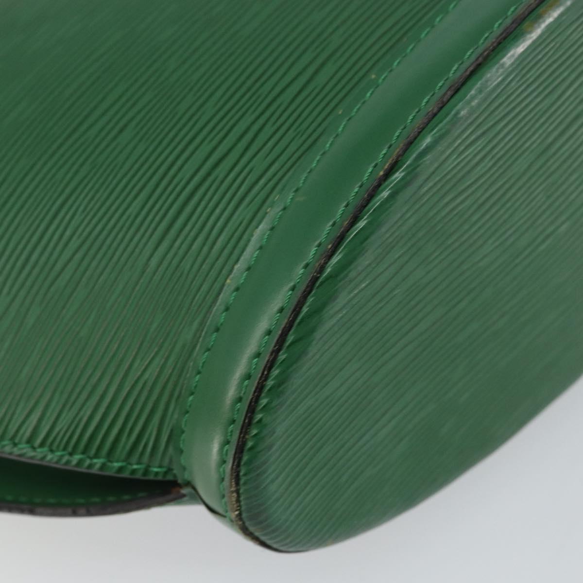 LOUIS VUITTON Epi Saint Jacques Hand Bag Green M52274 LV Auth BA6312