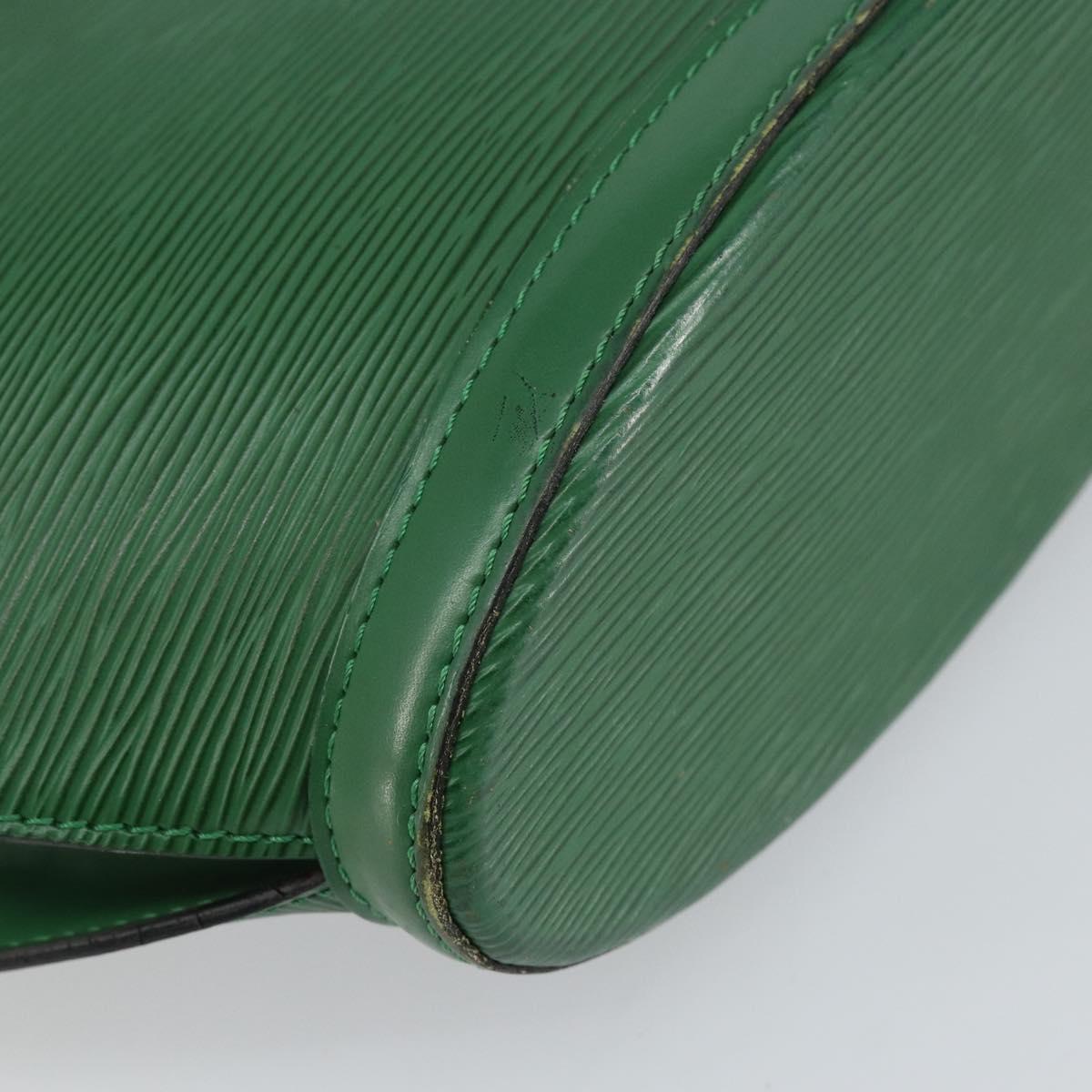LOUIS VUITTON Epi Saint Jacques Hand Bag Green M52274 LV Auth BA6312