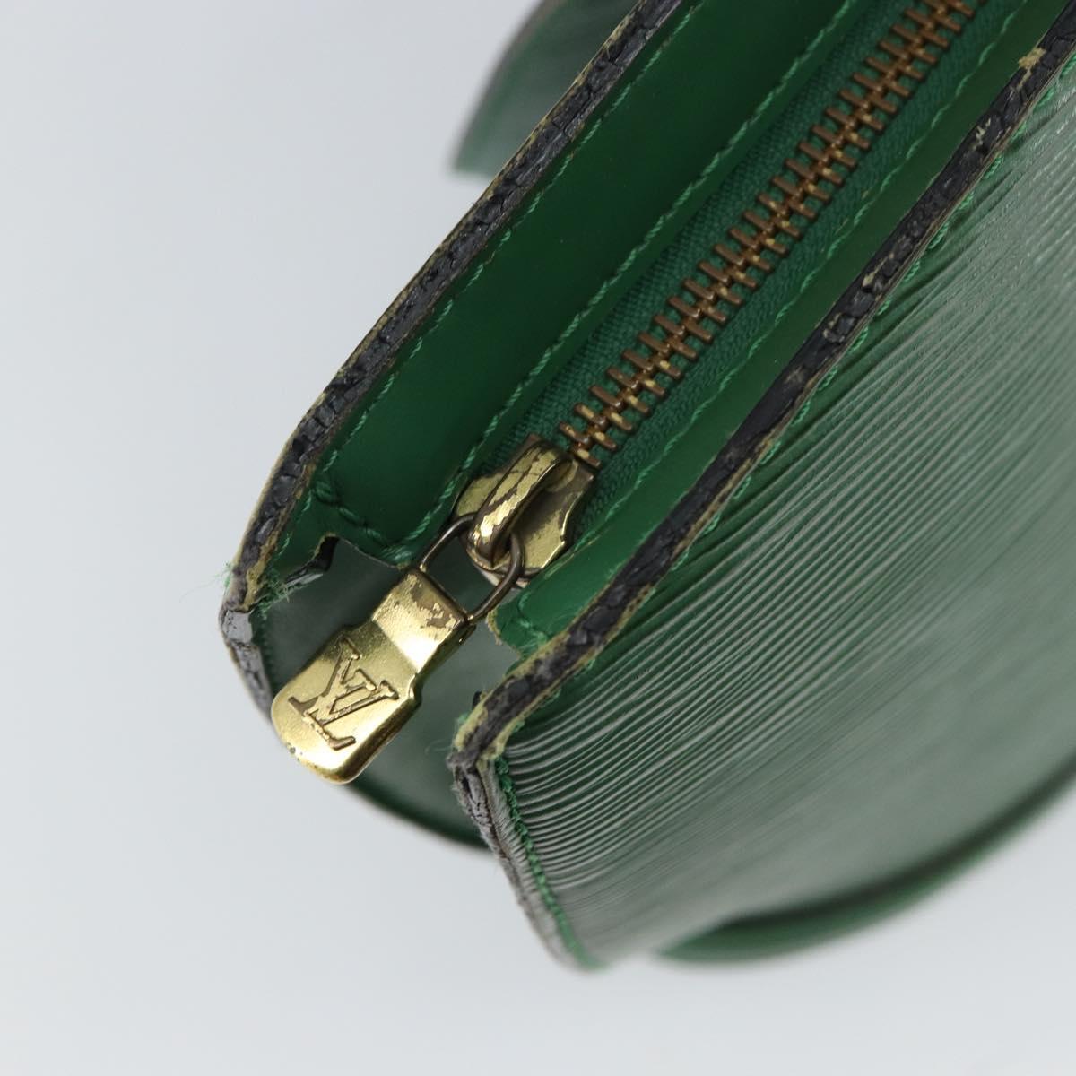 LOUIS VUITTON Epi Saint Jacques Hand Bag Green M52274 LV Auth BA6312
