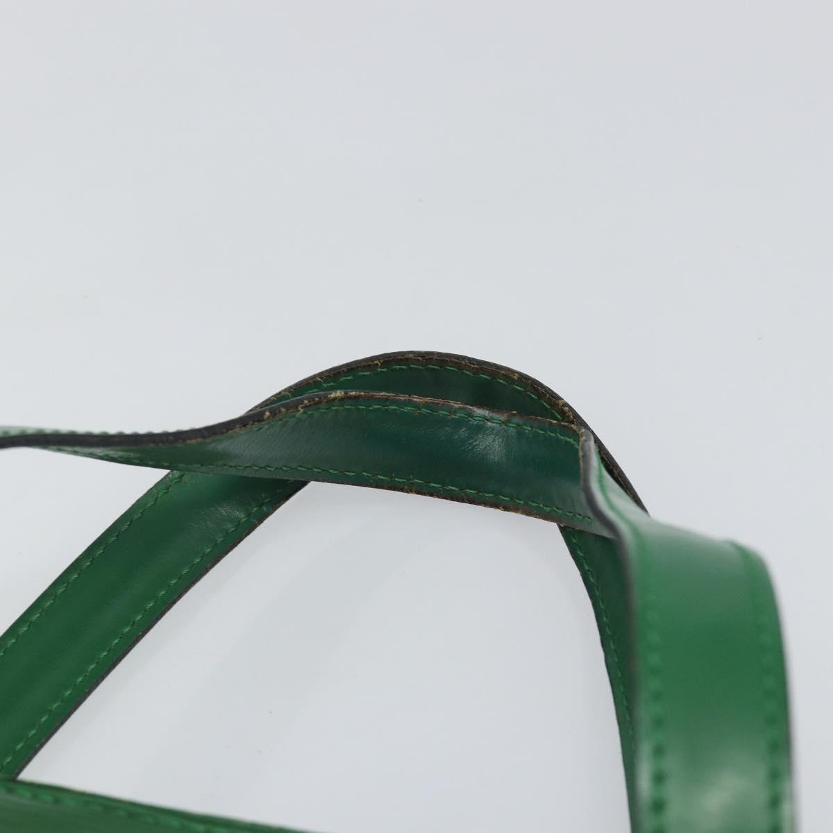 LOUIS VUITTON Epi Saint Jacques Hand Bag Green M52274 LV Auth BA6312