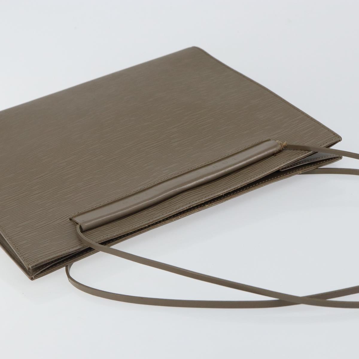 LOUIS VUITTON Epi Saint Tropez Shoulder Bag Gray Lilac M5246B LV Auth BA6313