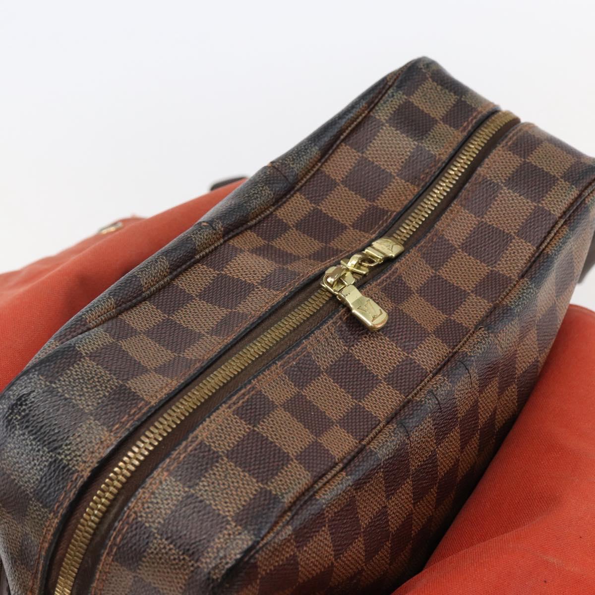 LOUIS VUITTON Damier Ebene Naviglio Shoulder Bag N45255 LV Auth BA6314
