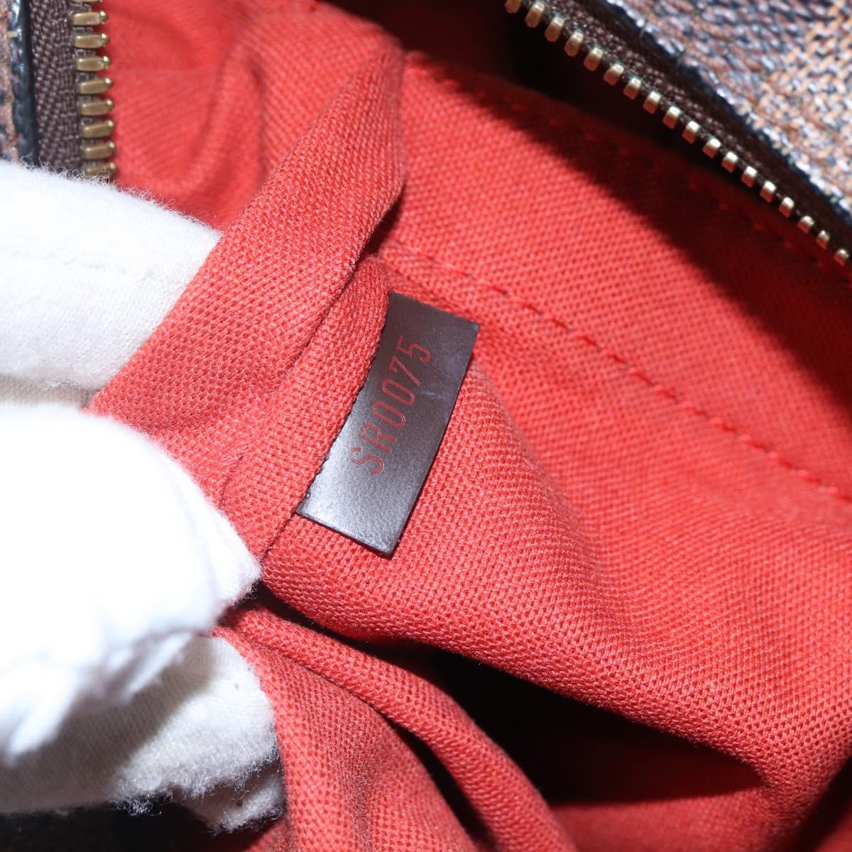 LOUIS VUITTON Damier Ebene Naviglio Shoulder Bag N45255 LV Auth BA6314