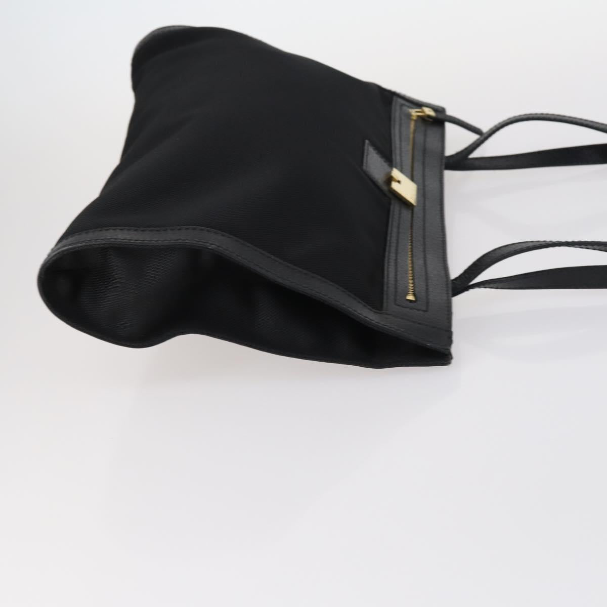 Salvatore Ferragamo Shoulder Bag Leather Canvas 3Set Red Black Auth BA6335