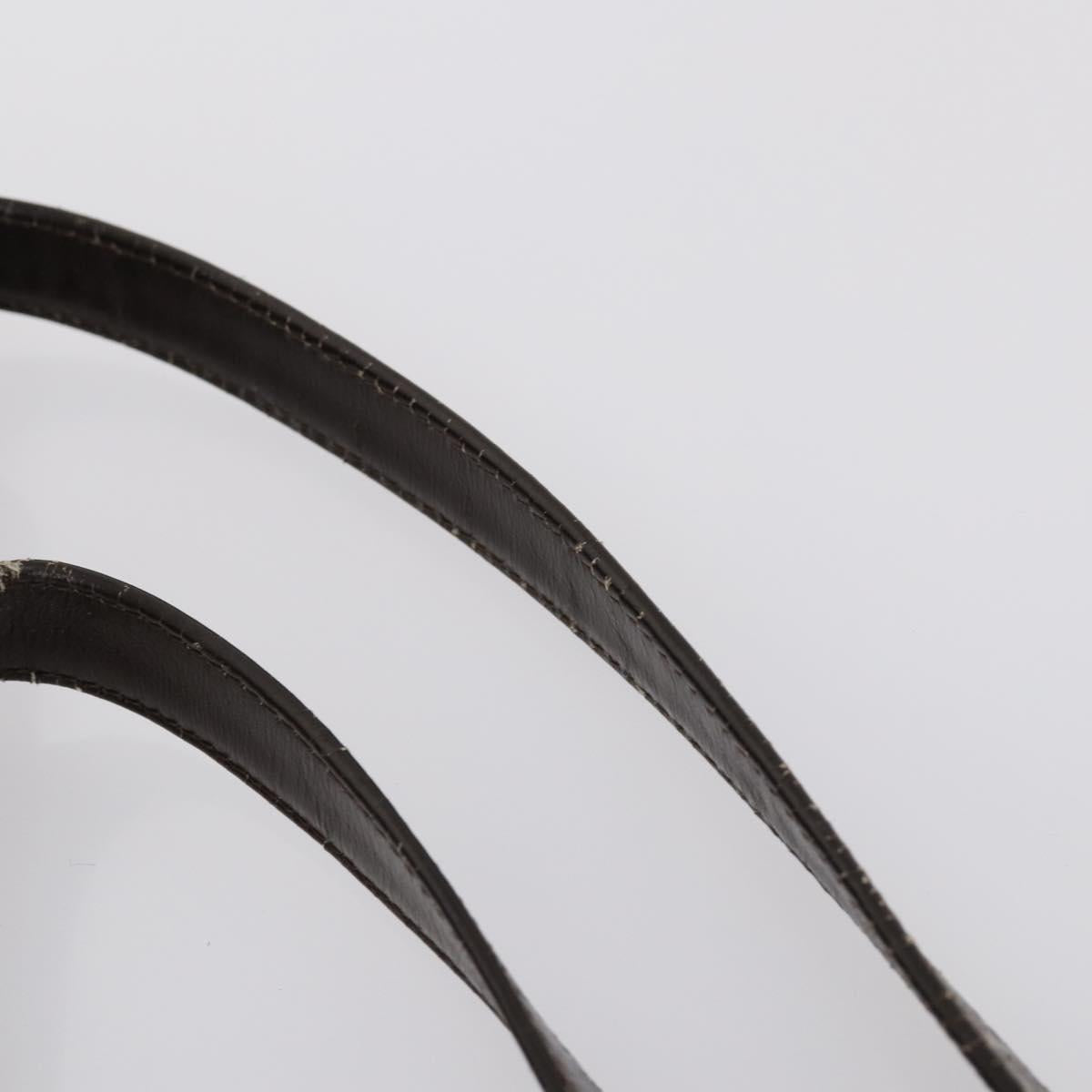 BALLY Givenchy Shoulder Bag Leather 3Set Black Navy Auth BA6336