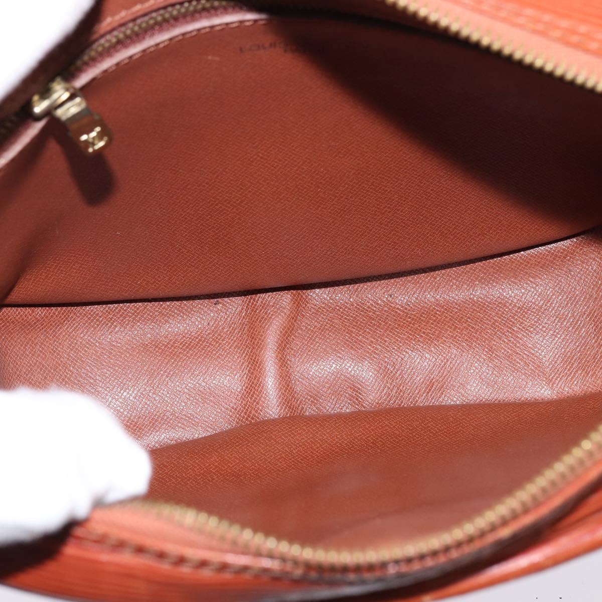 LOUIS VUITTON Epi Jeune Fille MM Shoulder Bag Brown M52153 LV Auth BA6343